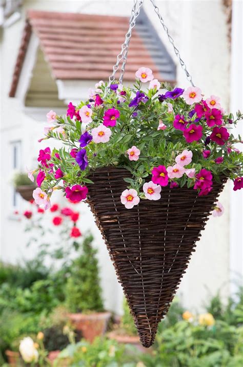 outdoor hanging flower baskets